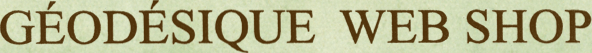 GEODESIQUE WEB SHOP